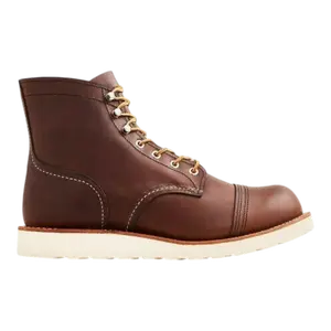 Red Wing Iron Ranger Traction Tred Men Boots Amber Harness Brown.