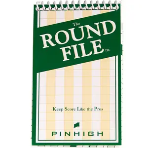 Pinhigh The Round File Golf Stat Keeping Pad