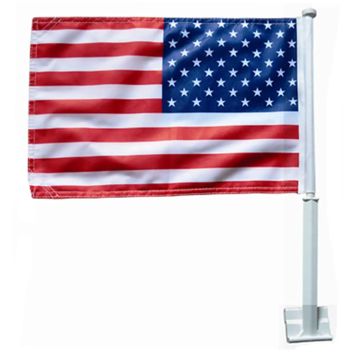 Annin Flagmakers 11x18 in. 100% Polyester US Car Flag, Window Mount, Versatile Vehicle Accessory for Car Use, Vehicle Accessories, Car Accessories