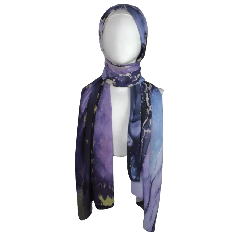 The Splendid Mood Premium Soft Crepe Chiffon Hijab -NEW