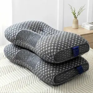 Ergonomic Memory Foam Neck Support Pillow for Pain Relief - Comfortable and Supportive Design