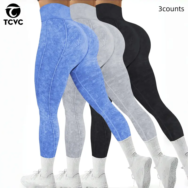TCVC High Waist Seamless leggings for woman ,comfortable and stylish sportswear ,ideal for exercise yoga ,casual fashion pants,compressionpants,tummy control legging Style gym clothes women,seamless tummy control,For Winter&Christmas