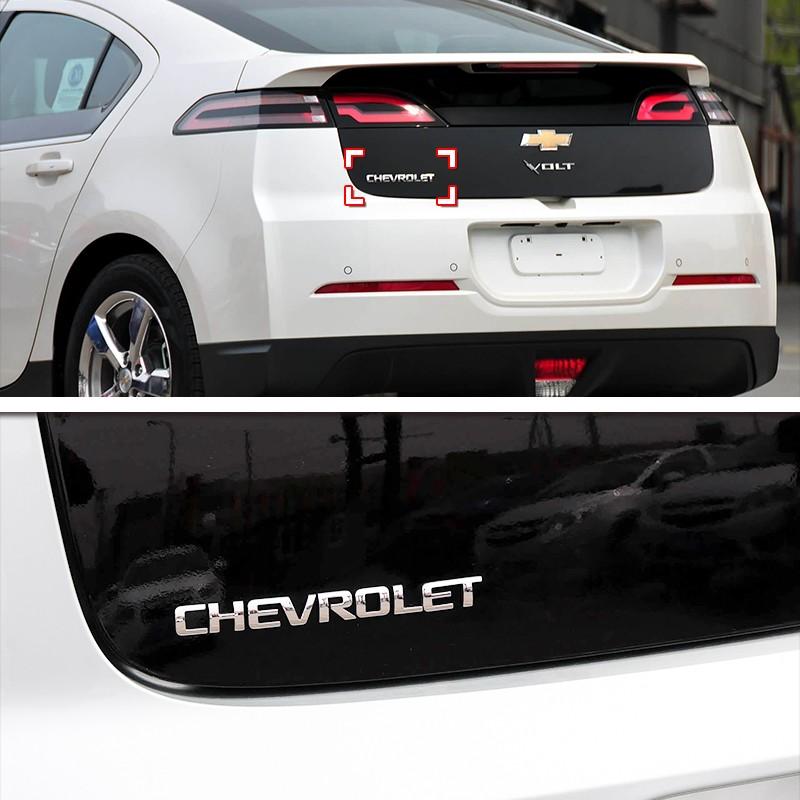 Chevrolet Car Letter Trunk Emblem Sticker, Waterproof Scratch-Resistant Self-Adhesive Decal, Fits All Chevrolet Models, Exterior Decoration