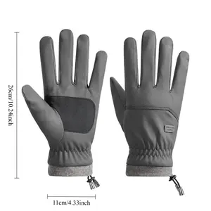 Neutral winter skiing gloves, warm touch screen waterproof snow gloves, very suitable for skiing, cycling, driving, men and womenRAIMENTRY