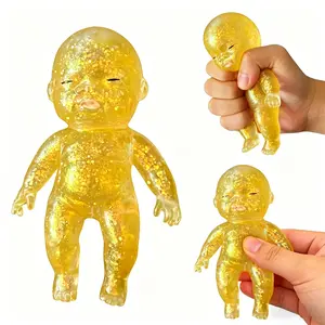 Jumbo Glitter Sugar Squishy Toy, Satisfying Slow-Rising Soft Squeeze Fidget for Kids & Teens Stress Relief