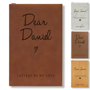 On The Rox Personalized Love Letter Journal - Letters to My Husband - Thoughtful Valentine’s Gift - Elegant Leatherette Keepsake Notebook for Love