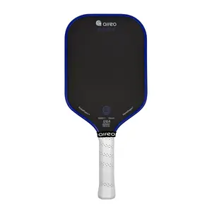 AIREO Gen4 Pickle Ball Paddle Cyclone 16MM Nanograph Grit Surface with Floating Foam Core Pickleball Racket Dark Blue Pickleball Paddle for Pro-Level Performance
