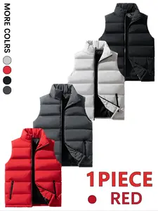 Men's Casual Vest, Stylish Versatile Warmth and Comfort, Premium Quality Fabric for Home Leisure, Commuting, Outdoors, Travel, Parties