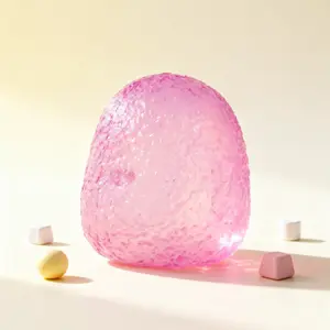 4 Kinds Malt Sugar Texture Squeeze Balls, Stress Relief Squishy Toy Set for Kids & Adults, Summervibes Party & Birthday Gift