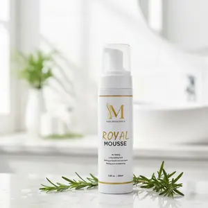 Curl Boosting Mousse, Frizz Control for Curly & Wavy Hair, Long-Lasting , Hair Mousse , Royal Mousse ,Curl Defining Mousse – Lightweight Foam for Volume & Hydration – Shine & Definition for Every Curl Pattern 200ml