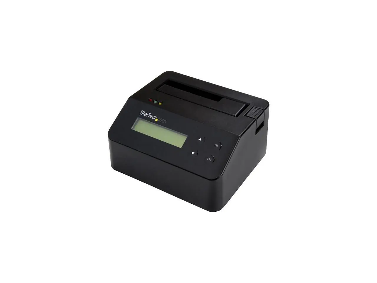 StarTech.com SDOCK1EU3P2 Hard Drive Eraser - for 2.5in / 3.5in SATA SSD/HDD - 4Kn Support - Standalone - Integrated LCD - Hard Drive Dock - SATA Dock