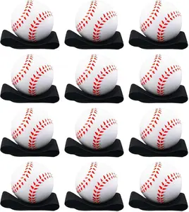 Reactive Practice Baseballs on Elastic Cord Perfect for Training, Fun Outdoor Activities for Spring Training, Fun Outdoor Activity for Kids, Boy or Girl, Party Favor (12 Pack)