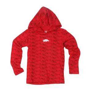 Arkansas Razorbacks Youth Allover Print Hoodie