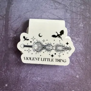 Violent Little Thing double sided magnetic bookmark