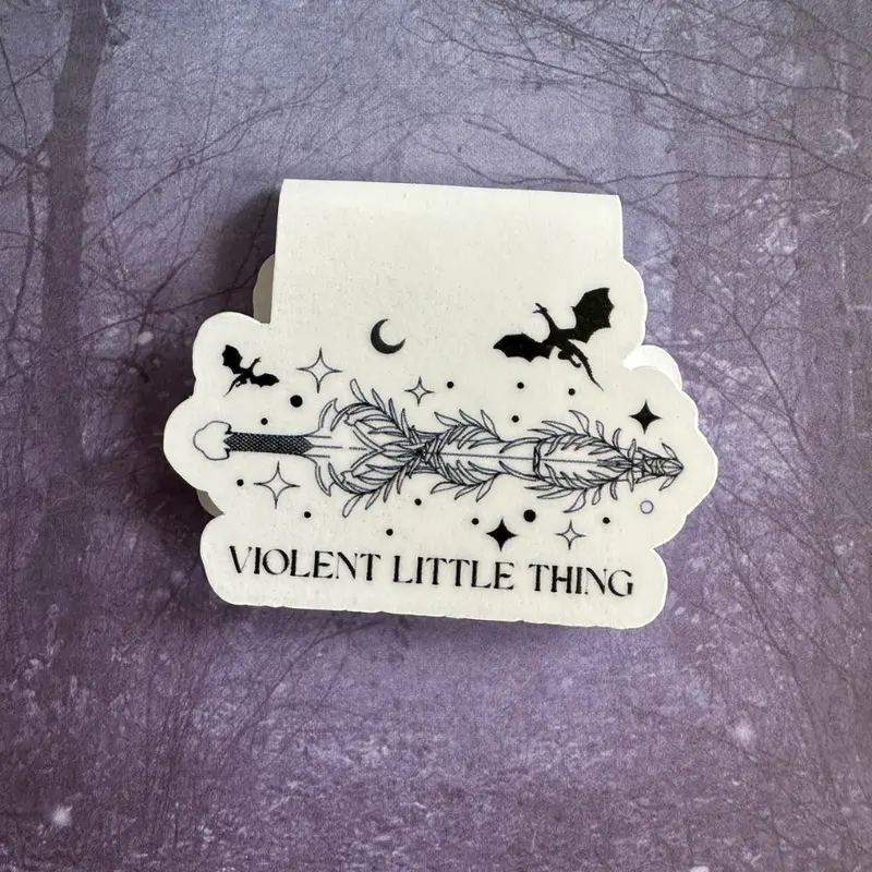 Violent Little Thing double sided magnetic bookmark