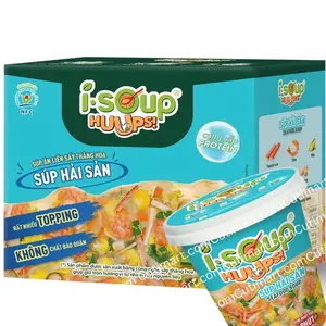 I-Soup Huups Seafood Soup Freeze Dried Instant Soup (Súp Hải Sản) - 14g / 0.49oz