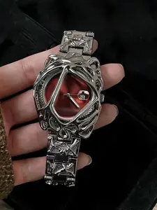 Unusual Punk Men's Watch, Unique Fashion Wristwatch, Elegant Party Gift Watch, Stylish Men's Accessory, Perfect for Special Occasions, Punk Style Watch