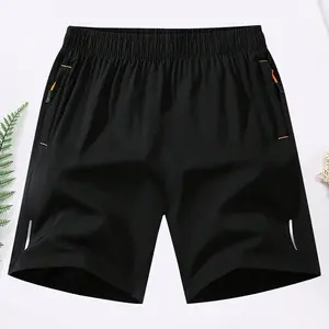 Men's Casual Summer Quick Dry Athletic Shorts with Zipper Pockets, Drawstring Waist , Lightweight Breathable Comfy Shorts for Daily Wear, Running, Hiking, Jogging and Outdoor Activities   Menswear