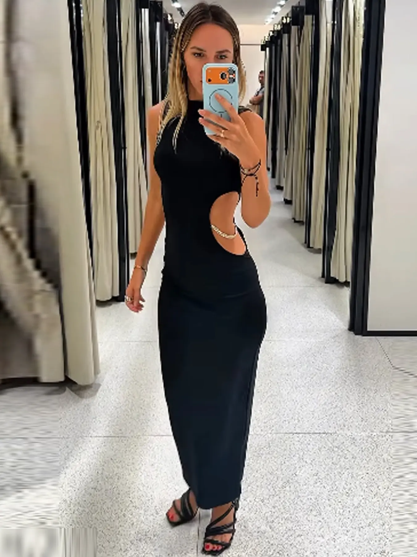 Sexy Black Cutout Dress Women's Dress Elegant Party Dresses Ladies Fashion Rhinestones O-Neck Sleeveless Maxi Vestidos Formal Wear Evening Gowns Elegant Party Dresses Mujer Club & Date Events Dresses - TikTok Shop Sexy Black Cutout Dress Women's Dress Elegant Party Dresses Ladies Fashion Rhinestones O-Neck Sleeveless Maxi Vestidos Formal Wear Evening Gowns Elegant Party Dresses Mujer Club & Date Events Dresses - TikTok Shop