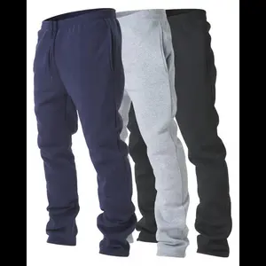 Ultra Performance 3 Pack Mens Fleece Wide Leg Sweatpants with Pockets, Open Bott Sports Bottoms Athleisure Style