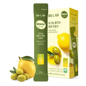 [BB LAB] Organic Olive & Lemon Dual Shot, 65:35 Ratio, Cold-Pressed Extra Virgin Olive Oil & NFC Lemon Blended Vitamin Supplement (20gx10 sticks)