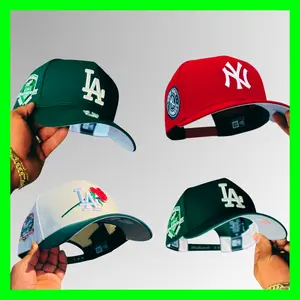 New Era MLB NY Yankees LA Dodgers 9FORTY Adjustable Cap, Curved Brim Premium Cotton, Structured Crown, Embroidered Logo, NY Yankees Hat, NY Hat Womens, Green NY Yankees Hat, Streetwear Baseball Cap