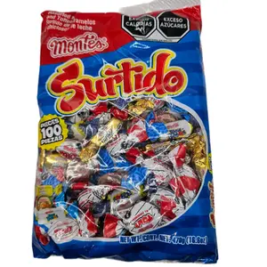 Surtido Montes - Assorted Milk Hard Candy And Toffees, 100 Pieces Bag