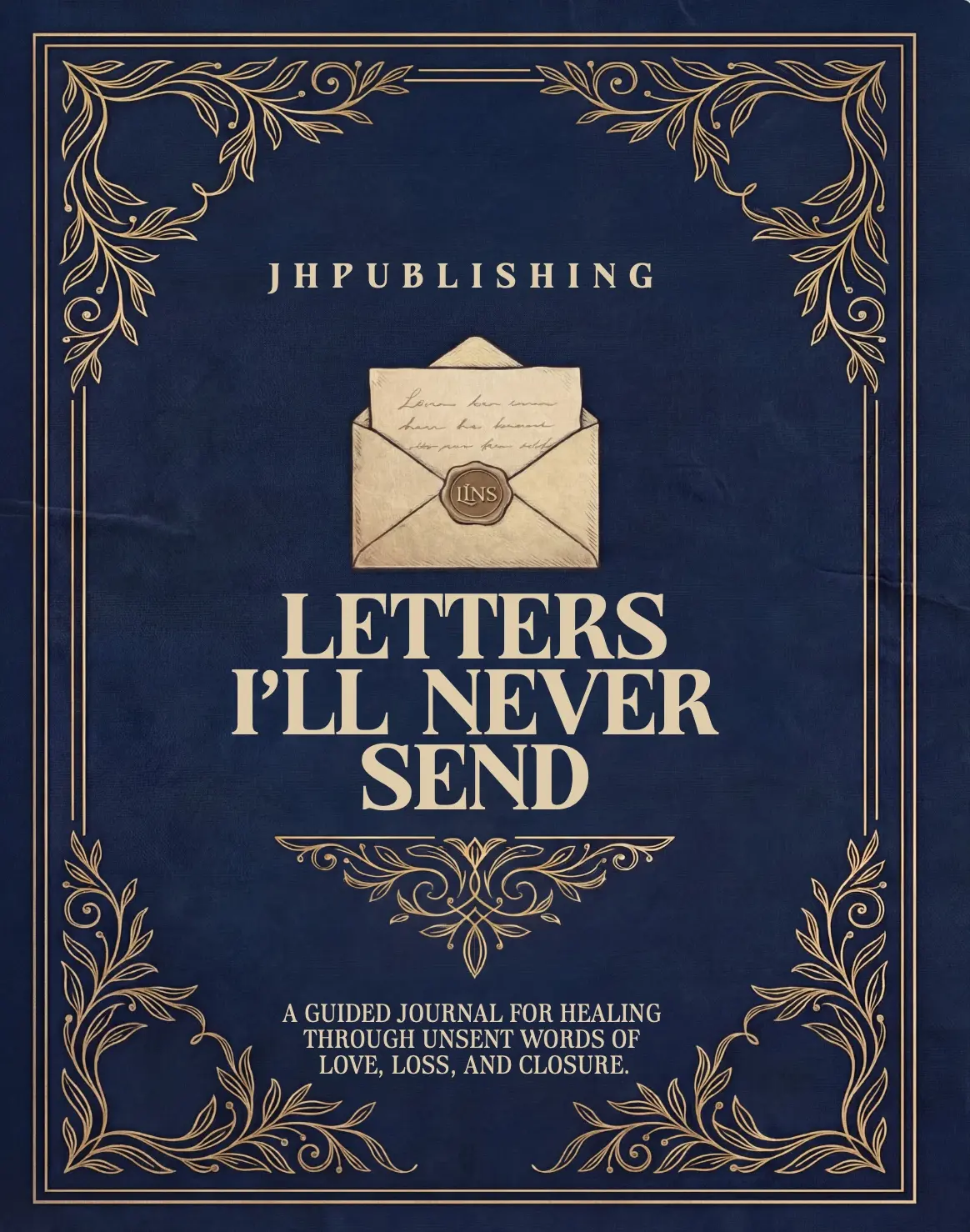 Letters I’ll Never Send Large Format Guided Journal Notebook - Emotional Support Tool for Grief, Inner Child Healing