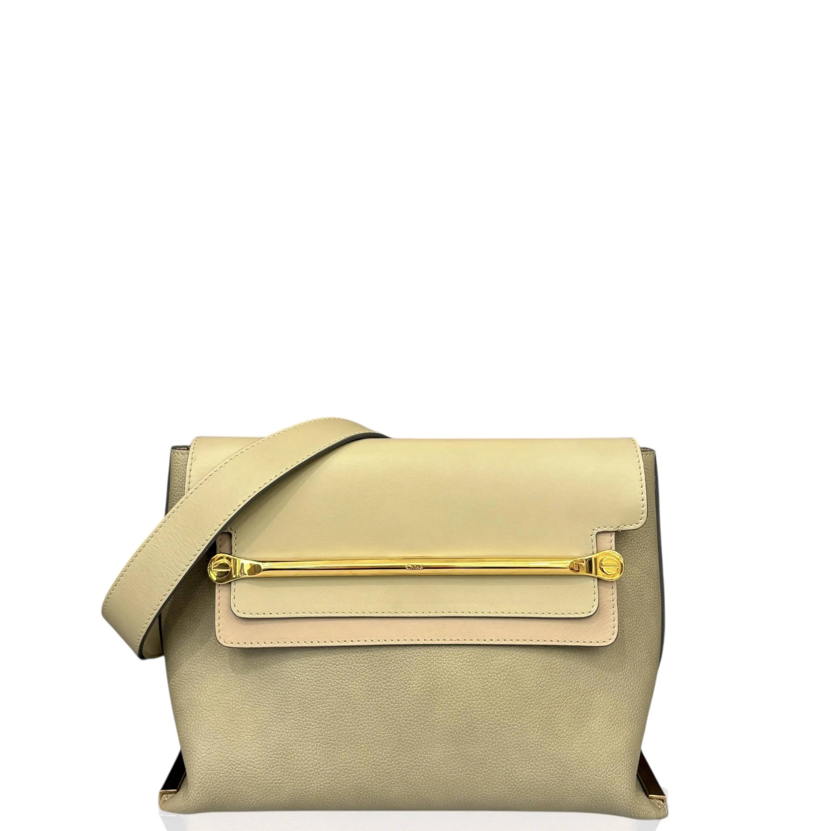 Pre-owned Chloé Leather Shoulder Bags Chloe Shoulder Bag Calfskin Green (la070326a0)
