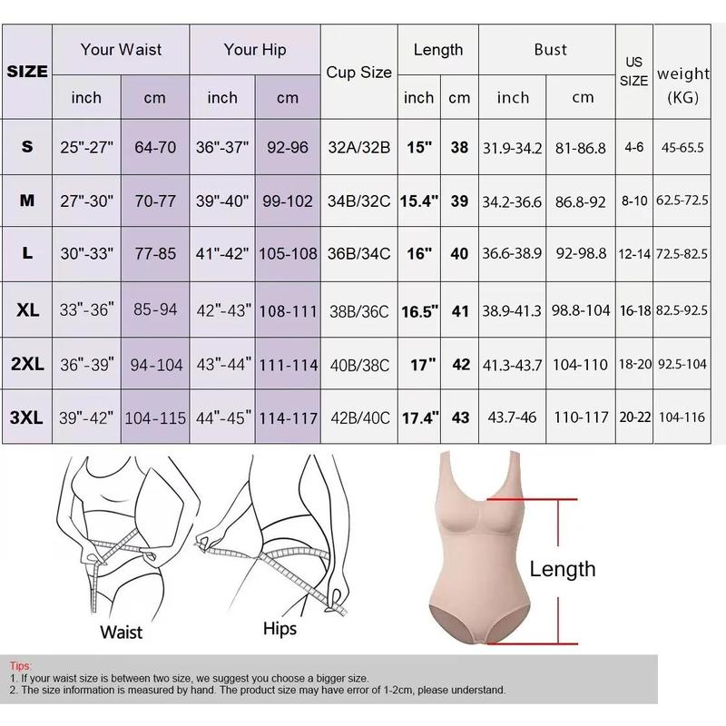 Women’s Slimming Bodysuit Shapewear Minimalist Straps Breathable Fabric Soft Spandex Womenswear Adjustable Casual Seamless Compression Fit Sexy Basic formador  con