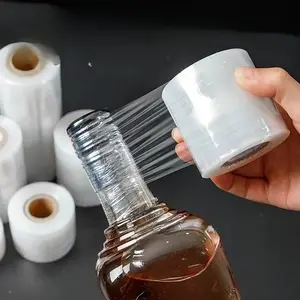Stretch Film Shrink Wrap Roll, Easy to Use Multi-Purpose Travel Packaging, Leak-Proof Sealing for Bottles Jars Food Storage