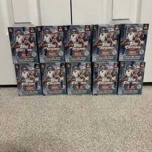 10 (2025) Topps Chrome Football Blasters PYT