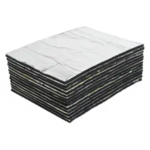 10PCS 5mm Aluminum Foil Insulation Foam Mat, Self-Adhesive Heat & Noise Reduction Sheet, 9.8" x 15.7" Multipurpose Vibration Dampening Pad for Industrial Use