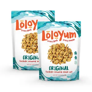 LoloYum 2-Pack Original Flavor Furikake Seaweed Snack Snack Mix - Hawaiian Inspired and Non-GMO