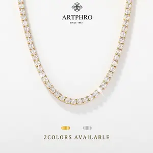 ARTPHRO Sparkling Cubic Zirconia Couples Necklace – Romantic Gift for Him or Her, Perfect for Anniversary & Special Moments