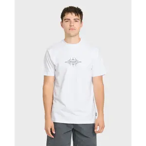 Crest Classic Short Sleeve Knit T-Shirt - White