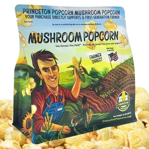2lb Bag Mushroom Popcorn Kernels Princeton Popcorn Farmer Direct, Non-GMO, Gluten Free, Ball Shaped, Popcorn Pops Extra Large popcorn kernels, Stovetop Oil Pop