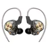 QKZ ENZO 2025 HiFi Wired Earphones - 3.5mm Jack, 125cm+5cm Cable, 8D Stereo Depth, Heavy Bass, Noise Isolation, Mic, Deep Immersion, Headset for Gaming, Sports, High-Quality Audio