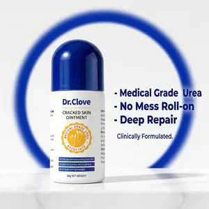 Dr.Clove 5% Urea Cracked Heel Repair Roller - Medical Grade Ointment for Dry Cracked Feet & Callus, Mess-Free Foot Care, 1.76oz (50g)