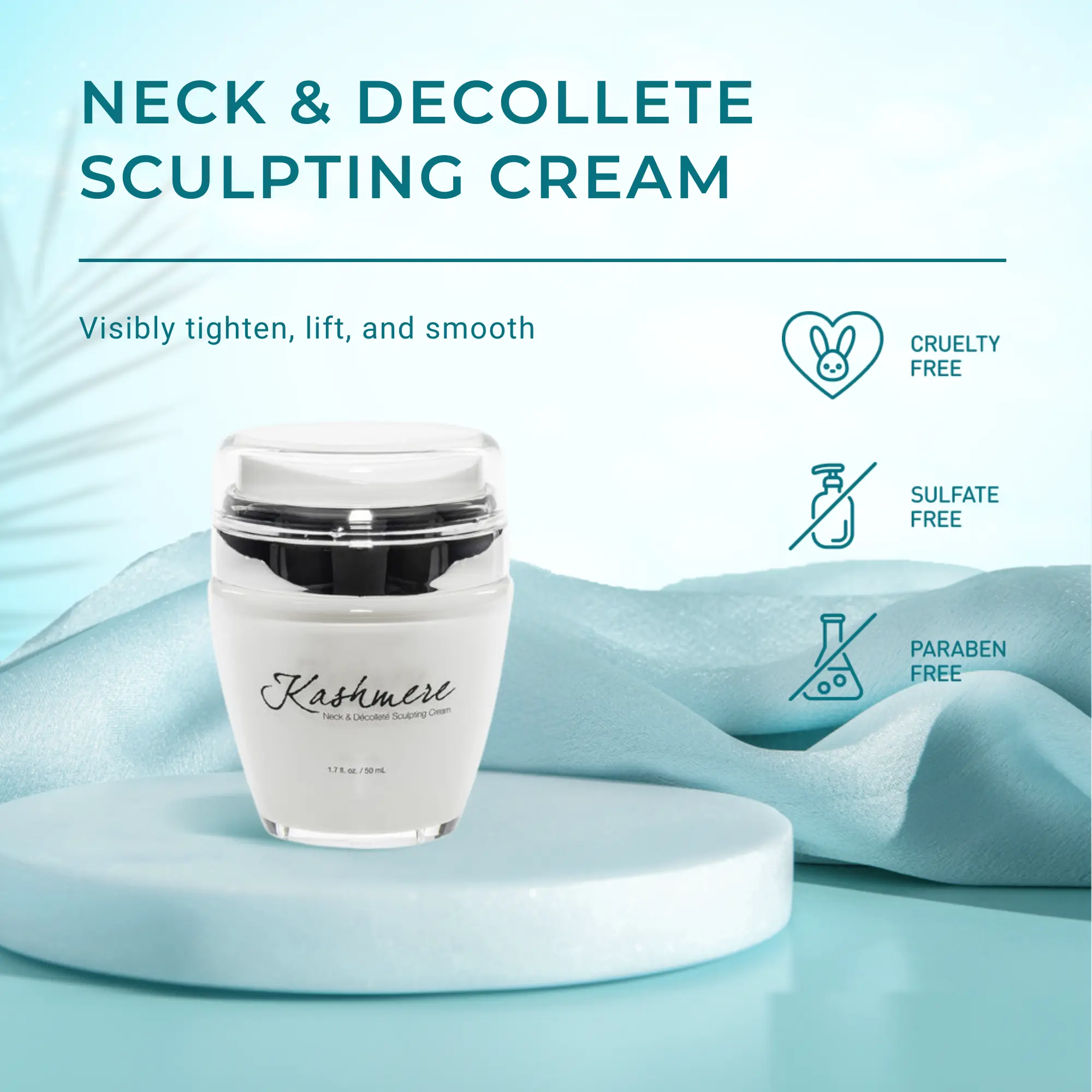Neck and Décolleté Sculpting Cream - Firm & Lift for a Youthful Contour Body Care Evening