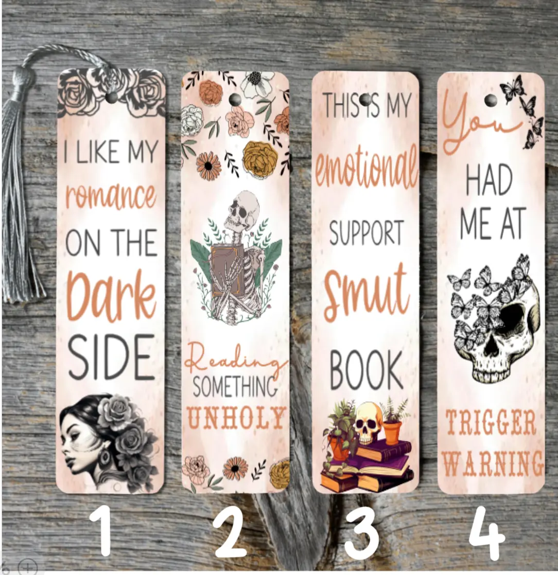 Smutty Romance Tassel Bookmarks - Office Stationery, Thoughtful Accessories, Book Lover Gifts for Teachers