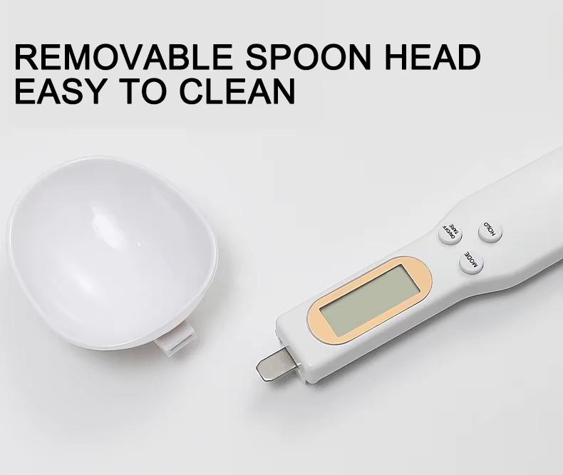 1Pcs Electronic Measuring Spoon Scale Kitchen Tools Portable Electronic Scale LCD Digital Measuring Food Digital Spoon Scale
