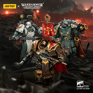 JOYTOY Warhammer The Horus Heresy 1/18 Action Figures Sons of Horus Legion Cataphractii Praetor with Combi-Melta Power Maul