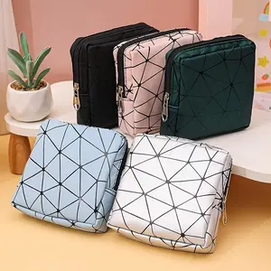 A Sanitary Napkin Storage Bag, a Cosmetic Organizer, a Multifunctional Storage Pouch, a Bag for On-The-Go, Suitable for Students And to Store Coins, Cosmetics, And a Portable Menstrual Bag for Feminine Products Like Pads And Tampons