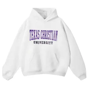 Texas Christian University Hoodie – Classic TCU College Sweatshirt, Vintage Pullover, Minimalist Game Day Apparel, Unisex Fan Gear Sweatshirt, Hoodie, Comfort Colors