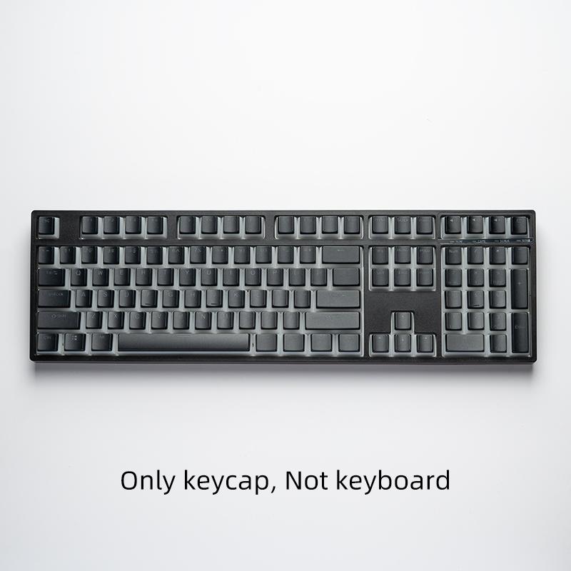 Pbt Keycap Dual Color Pudding Design, Oem Height Transparent Keycaps, Compatible with 6.25u Spacebar 61/87/98/100/104 Keys (non-Keyboard)