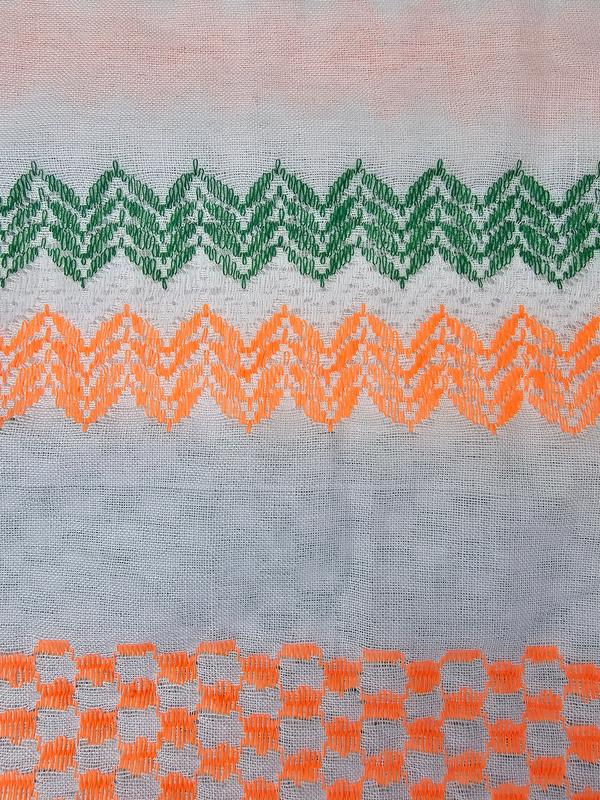 Keffiyeh Scarf - Ireland Flag Colors - Made in Syria