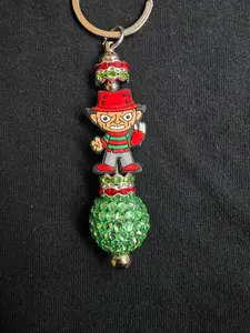 Freddy Keychain - Iconic Freddy Krueger from Nightmare on Elm Street High-Quality Horror Fan Accessory with Small Parts Not for Children Under 3