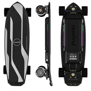 Maxfind CYBER MINI Electric Skateboard with Remote, 1300W Hub Motors, 15 Miles Range, 24 Mph Speed, Skateboard for Adults, Beginners& Teens