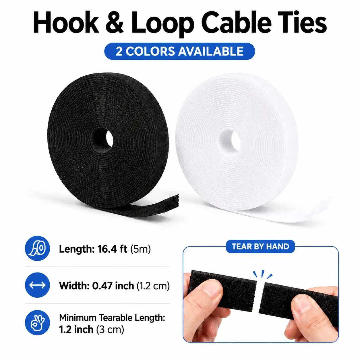 hook and loop cable strap,cable management strap,reusable cable ties,cable organizer,cable organizer tape,hook and loop tape,cable wrap,wire organizer,cord organizer,wire wrap,cord wrap,self fastening tape,hook loop fastener,adjustable cable strap